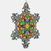 Phyletic Kaleidoskop Snowflake Ornament (Links)