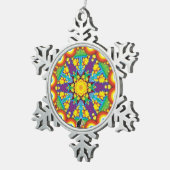 Phyletic Kaleidoskop Snowflake Ornament (Rechts)
