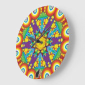 Phyletisches Kaleidoskop Große Wanduhr (Winkel)