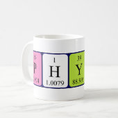Phylis Periodenname Tasse (Vorderseite Links)