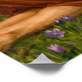 Phyllis and Demophoön by John William Waterhouse Poster (Ecke)