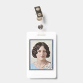 Phyllis Talla Johnson Westerfield Postkarte Ausweis (Rückseite mit Clip)
