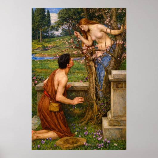 Phyllis und Demophoön von John William Waterhouse Poster (Vorne)