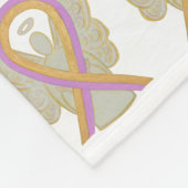 Phyllodes Breast Cancer Awareness Soft Blanket Fleecedecke (Ecke)