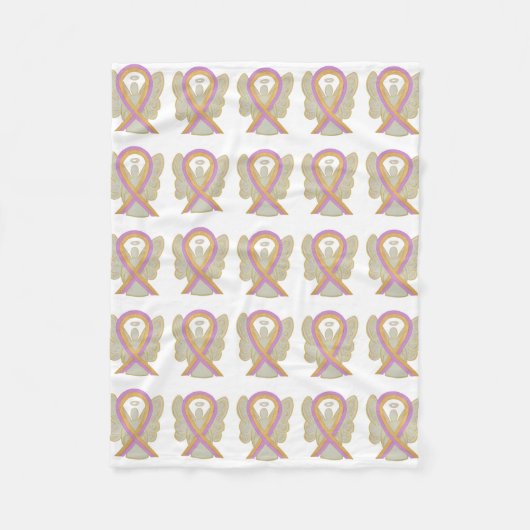 Phyllodes Breast Cancer Awareness Soft Blanket Fleecedecke (Vorderseite)
