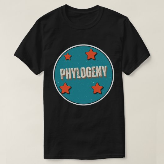 Phylogenie T-Shirt (Design vorne)