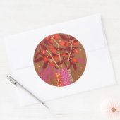 Physalis Chinese Lanterns Autumn Floral Sticker (Umschlag)