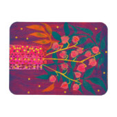 Physalis Herbstliche Pflanze Bouquet farbenfrohe B Magnet (Horizontal)