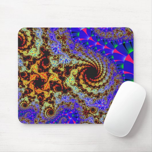 "Physchedelic träumt" ~ Kunst-Druck Mousepad (Mit Mouse)