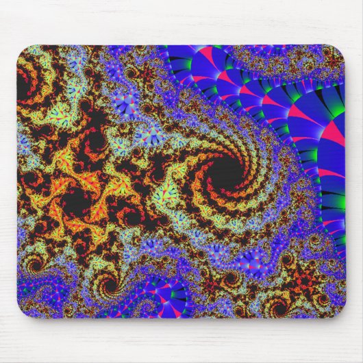 "Physchedelic träumt" ~ Kunst-Druck Mousepad (Vorne)