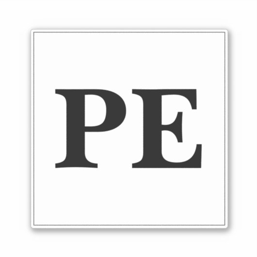 Physical Earth Electrical Label (Vorderseite)