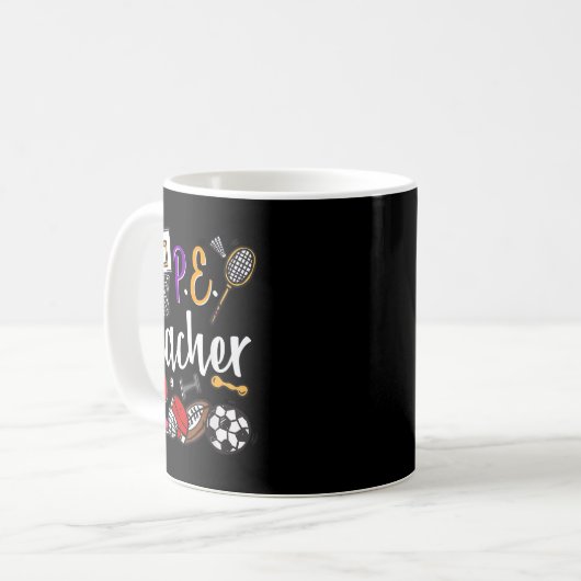 Physical Education Teacher Proud Pe Teacher Srts C Kaffeetasse (Vorderseite Links)