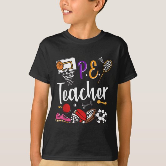 Physical Education Teacher Proud Pe Teacher Srts C T-Shirt (Vorderseite)