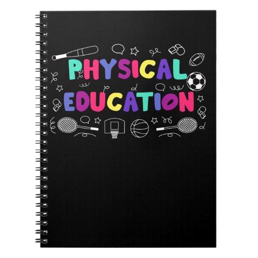 Physical Education Teacher Sports Teaching Notizblock (Vorderseite)