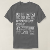 Physical Therapist Assistant Multitasking Job Gift T-Shirt (Design vorne)