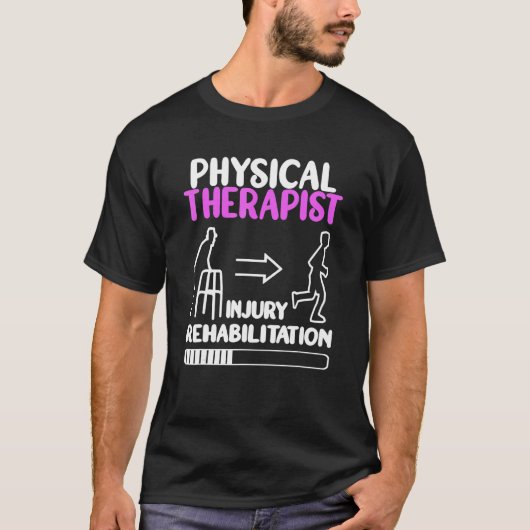 Physical Therapist cute PT Physical Therapy  for w T-Shirt (Vorderseite)