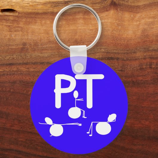 Physical Therapist Gifts Unique Graphics Schlüsselanhänger (Vorderseite)