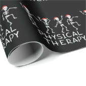 Physical Therapist Skeleton Christmas DPT Student Geschenkpapier (Rolleneckpunkt)