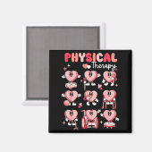 Physical Therapy Cute Candy Heart Valentines Pt Th Magnet (Vorderseite/Rückseite)