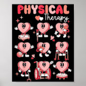 Physical Therapy Cute Candy Heart Valentines Pt Th Poster (Vorne)