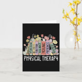 Physical Therapy Floral Book Easter PT Physical Karte (Gelbe Blume)