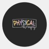 Physical Therapy Funny Physical Therast Pt Therast Runder Aufkleber (Vorderseite)