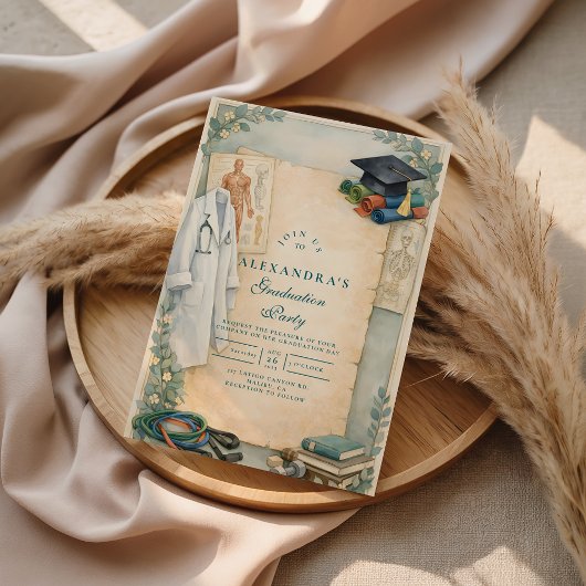 Physical Therapy Graduation Einladung