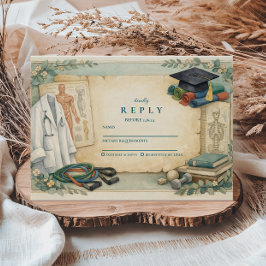 Physical Therapy Graduation RSVP Karte