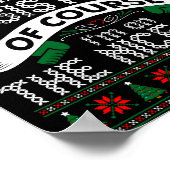 Physical Therapy Istant On Nice List Christmas Poster (Ecke)