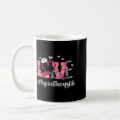 Physical Therapy Love Valentine Day Women Heart Ap Kaffeetasse (Links)