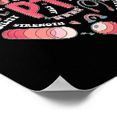 Physical Therapy Pt Valentine Heart Shape Physical Poster (Ecke)