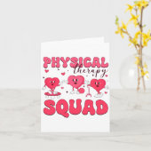 Physical Therapy Squad Valentines Day Pt Pta Vale  Karte (Gelbe Blume)