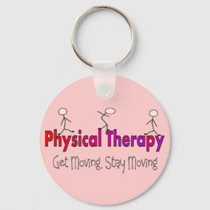 Physical Therapy Stick People Design Schlüsselanhänger