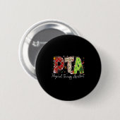 Physical Therapy Therast Istant Pta Santa Christma Button (Vorne & Hinten)