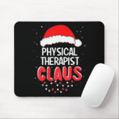 Physical Therast Santa Claus Christmas Matching Co Mousepad (Mit Mouse)
