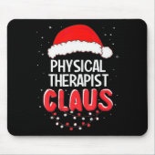Physical Therast Santa Claus Christmas Matching Co Mousepad (Vorne)
