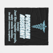 Physician Assistant Definition PA Medical Students Fleecedecke (Vorderseite (Horizontal))