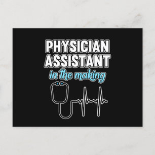 Physician Assistant In Making PA Medical Students Ankündigungspostkarte