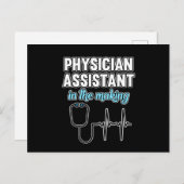Physician Assistant In Making PA Medical Students Ankündigungspostkarte (Vorne/Hinten)