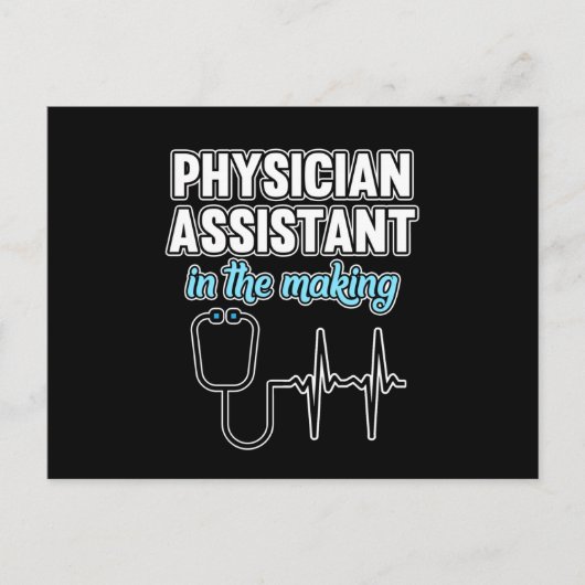 Physician Assistant In Making PA Medical Students Ankündigungspostkarte (Vorderseite)