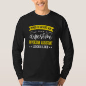 Physician Assistant Job Title Employee Physician A T-Shirt (Vorderseite)