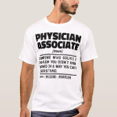 Physician Associate Noun Paramedical Joke Cool T-Shirt (Vorderseite)