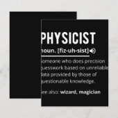 physicist save the date (Vorne/Hinten)