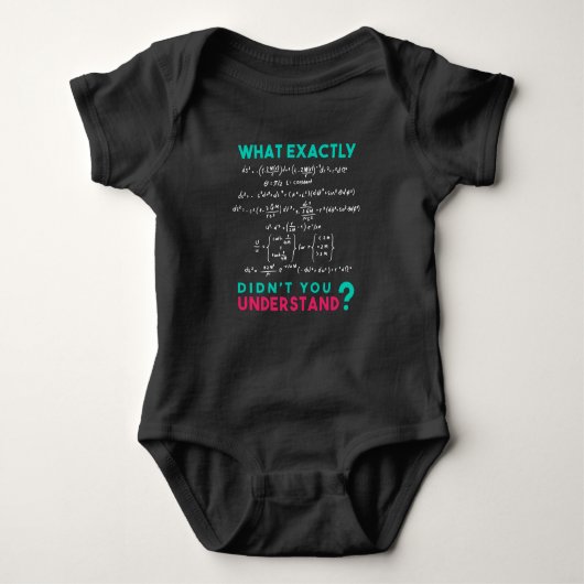 Physics formula Joke Baby Strampler (Vorderseite)