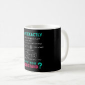 Physics formula Joke Kaffeetasse (VorderseiteRechts)