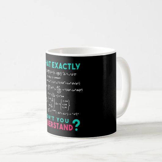 Physics formula Joke Kaffeetasse (VorderseiteRechts)