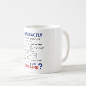 Physics formula Joke Kaffeetasse (VorderseiteRechts)
