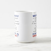 Physics formula Joke Kaffeetasse (Mittel)