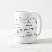 Physics Formulas Coffe Mug Kaffeetasse (VorderseiteRechts)