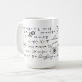 Physics Formulas Coffe Mug Kaffeetasse (Vorderseite Links)